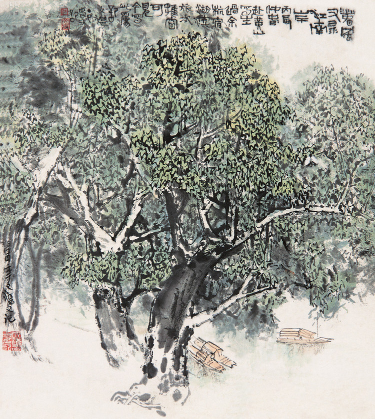 花鸟画|当代中国大写意花鸟画名列前茅的代表人物