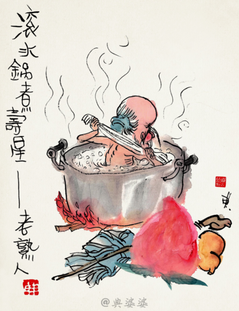 水墨画出歇后语85后川妹子用婆婆视角记录传统民俗