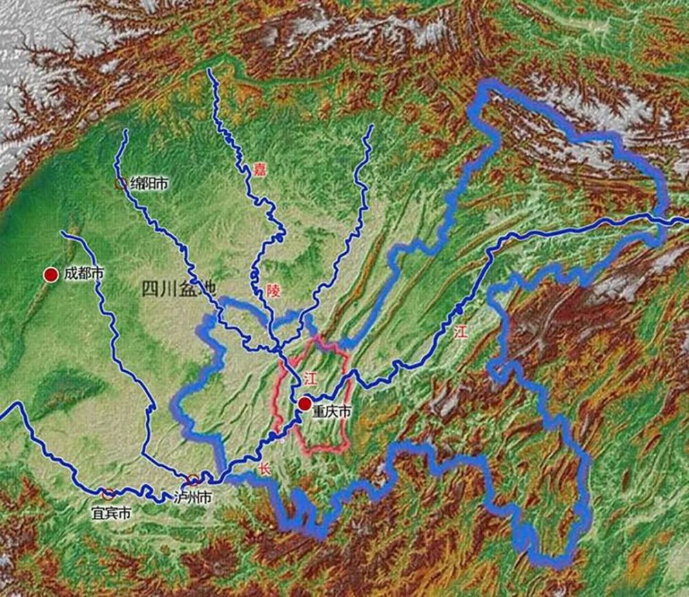 四川盆地边缘的大娄山,武陵山和大巴山等构的盆周山地(渝东南和渝东北