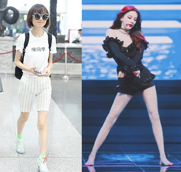 岳云鹏说李斯丹妮腿粗不适合跳舞,女生的腿怎样才算细?_腾讯新闻