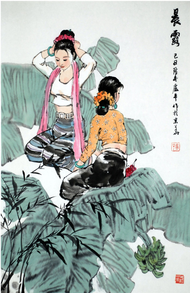 画家卢平:一笔下去 可以是润含春雨 也可以是干裂秋风