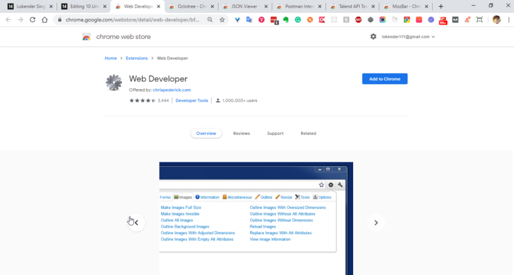 Chrome开发工具插件推荐