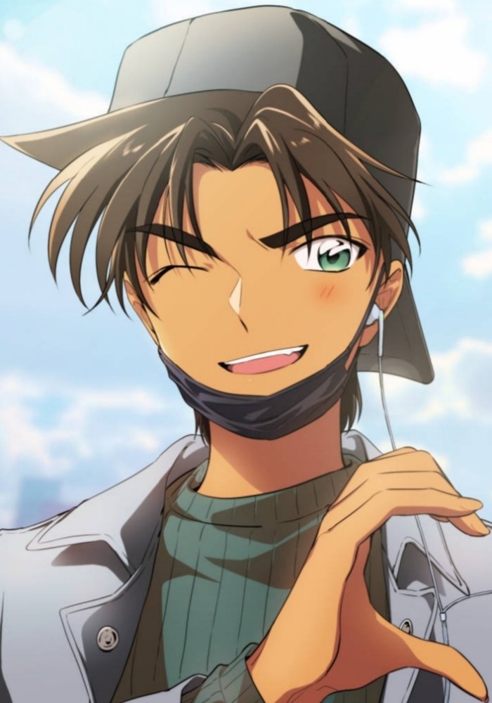 名侦探柯南 画师笔下的四大男神 安室透抱狗好可爱 腾讯新闻