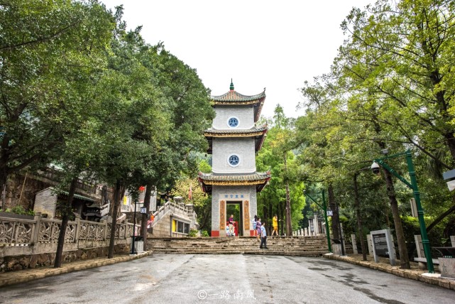 广东第二名山,原是远古时期的死火山,拥有世界最高的观音坐像