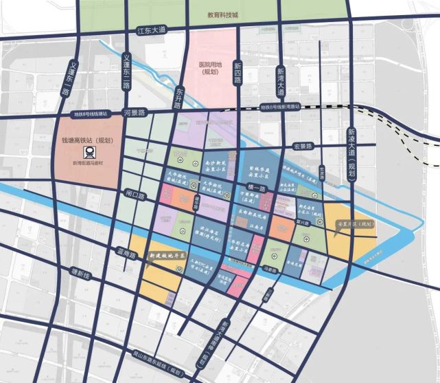 最新新区这个街道空间布局规划出来了