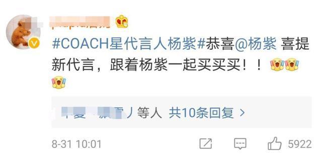 杨紫|杨紫成蔻驰品牌女士代言人，被酸太丢人，王一博、蔡徐坤无辜躺枪