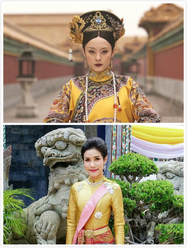 诗妮娜|泰国甄嬛传再更新！泰王穿红背心接诗妮娜团聚，被曝穿同款衣滑雪