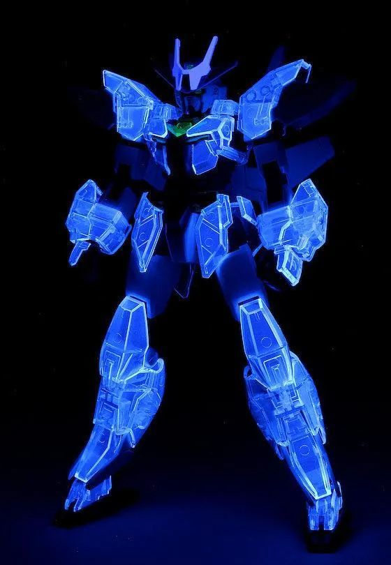 模玩控:荧光涂料兽魂高达透明装甲,荧光地球三高达