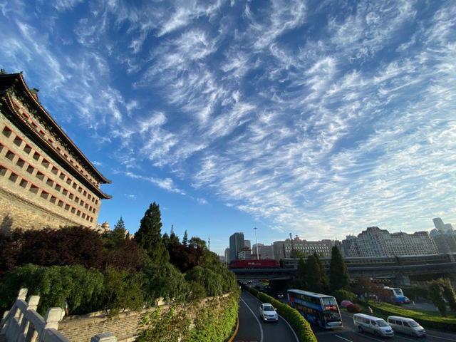 北京|抬头看！今早北京的天空“撞脸”梵高油画