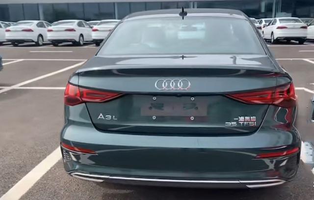 奥迪a3l|国产全新奥迪A3L实车曝光 车身加长将于北京车展亮相