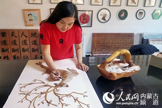 树皮画|树皮画绘就新生活