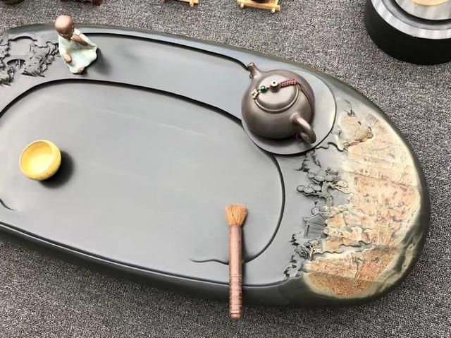 雕刻|把“大自然”的元素融入到雕刻当中，并把它们做成茶海，成品很美