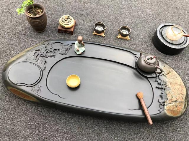 雕刻|把“大自然”的元素融入到雕刻当中，并把它们做成茶海，成品很美