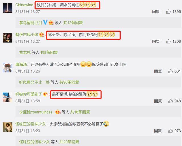 王思聪|甜仇官宣与王思聪分手，评论区充满了恶意，潘玮柏和林更新躺枪