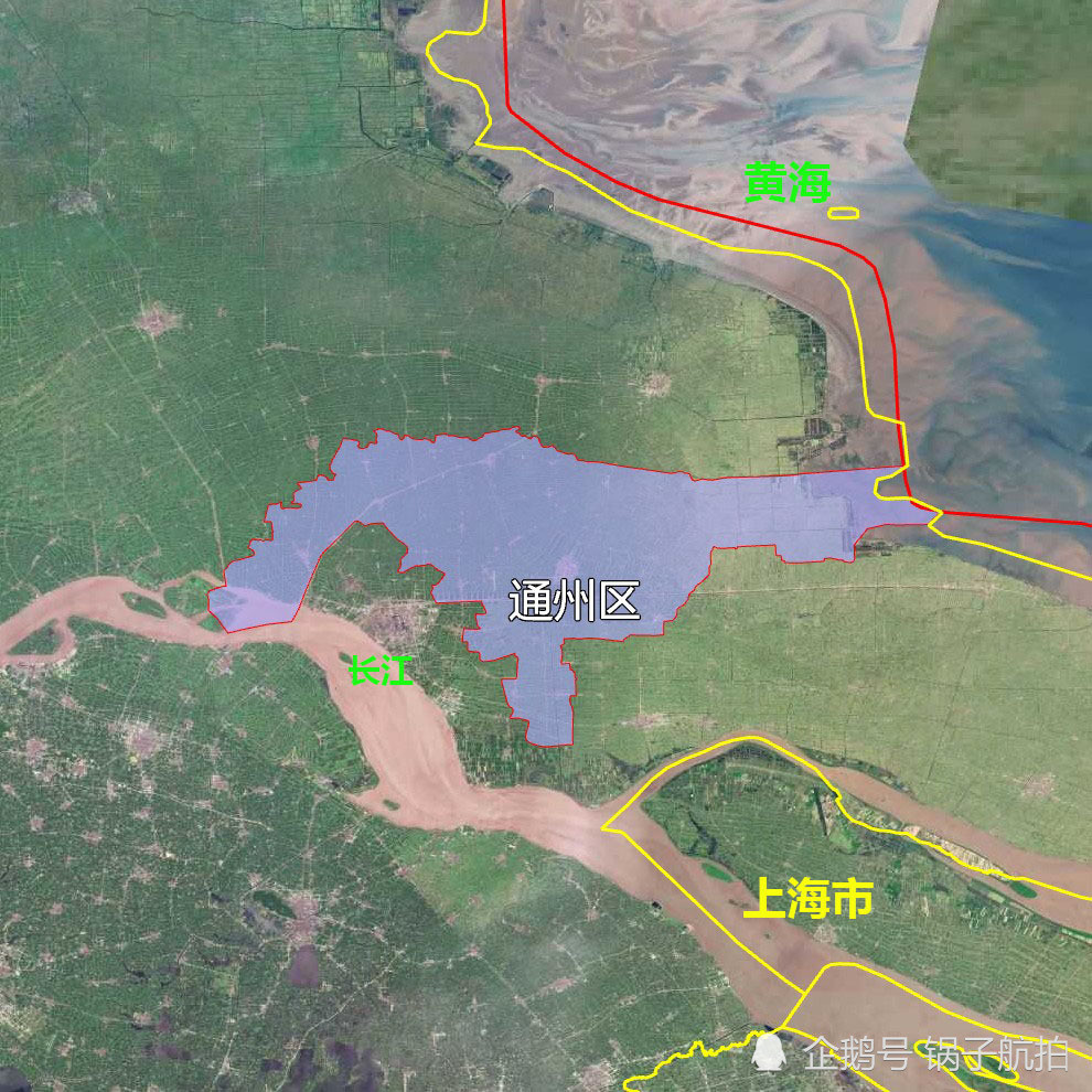 南通州|9张地形图，快速了解江苏省南通各市辖区县市
