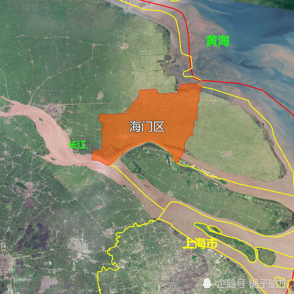 南通州|9张地形图，快速了解江苏省南通各市辖区县市