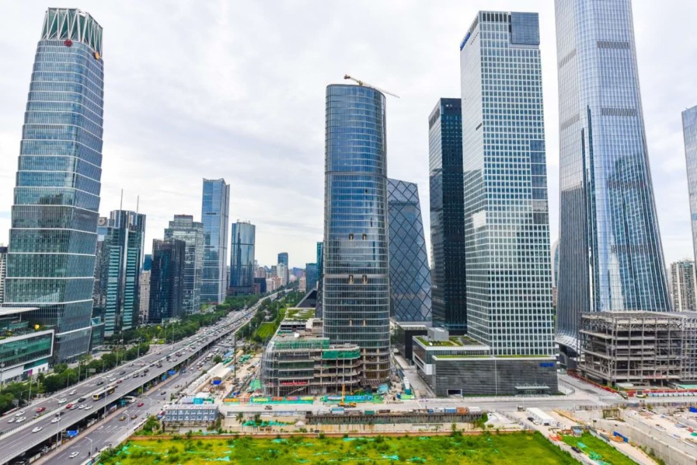 北京cbd|北京CBD核心区街景再添亮色 一座绿色节能建筑将建成