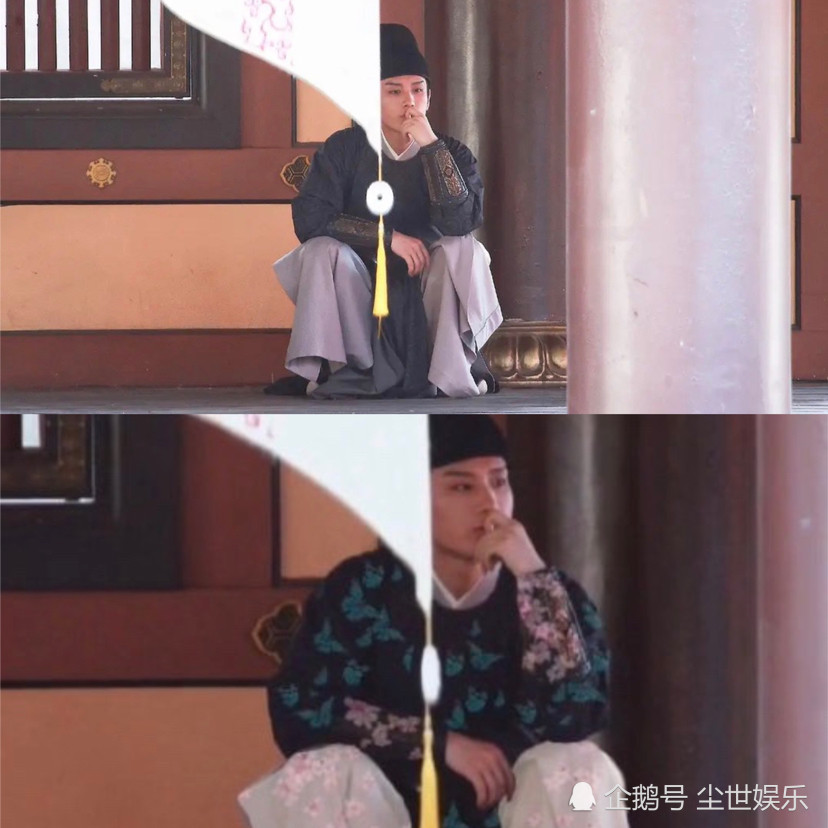 成毅|成毅新剧路透，腰细肩宽身材挺拔，发现被拍后眼神好萌