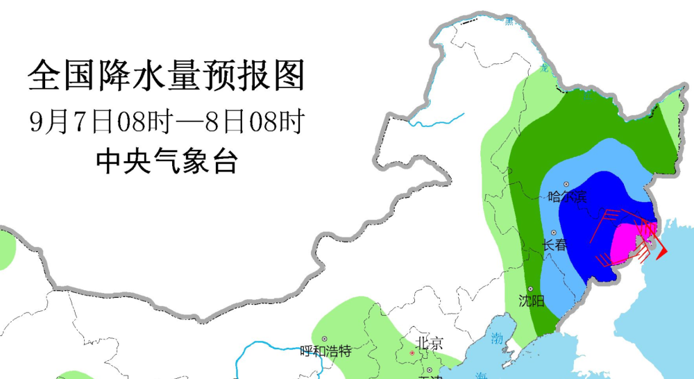 东北地区|确定！东北台风周将开始，权威预报：有两场狂风暴雨，局部下5天