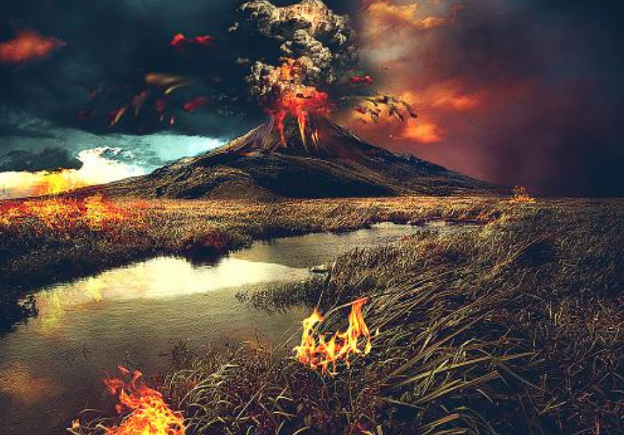 火山|太平洋最大火山，如果它爆发了，人类或只有逃离地球一种自救方法