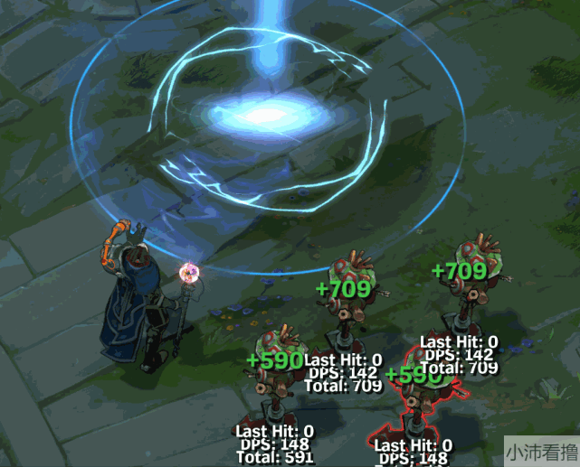 大招蓝色更加的顺眼,且雷电水晶更为魔法感