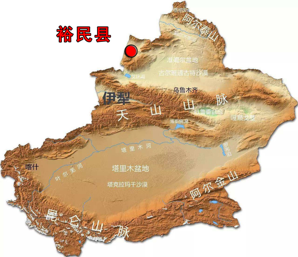 新疆距离边境最近的县城之一塔城地区裕民县一个美丽的地方