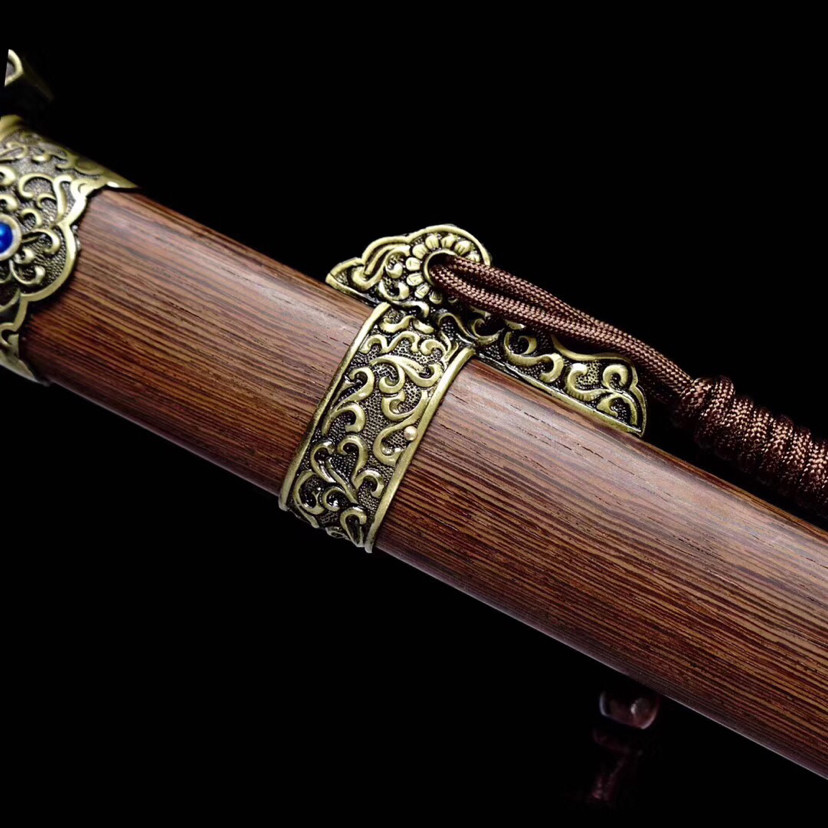 唐横刀落竹高锰钢一体锻打