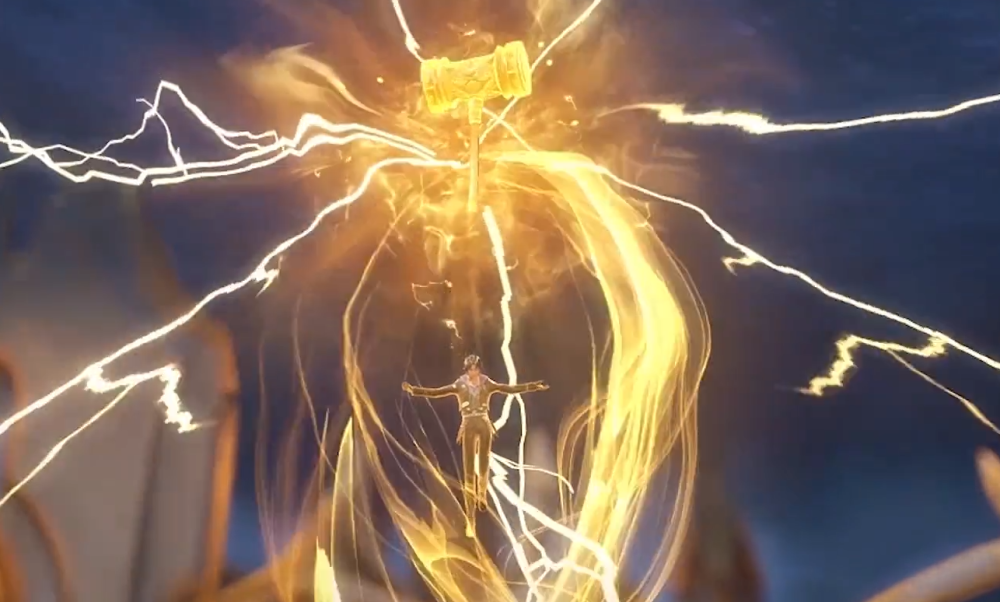 5年后,唐三再次救下胡列娜,此时唐三已有4个十万年魂环