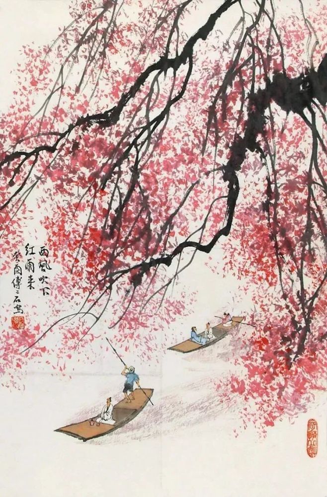 傅二石|傅二石的山水画，洒脱大气！