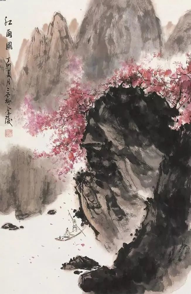 傅二石|傅二石的山水画，洒脱大气！