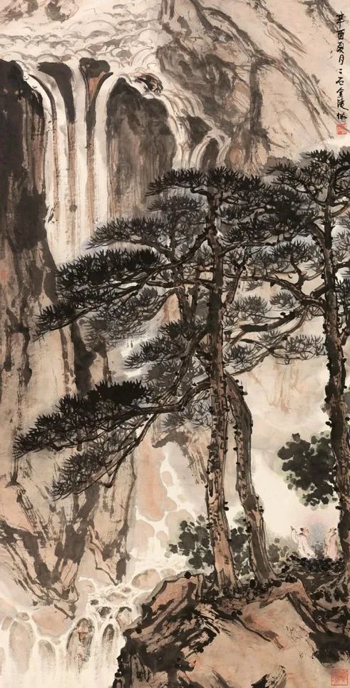 傅二石|傅二石的山水画，洒脱大气！