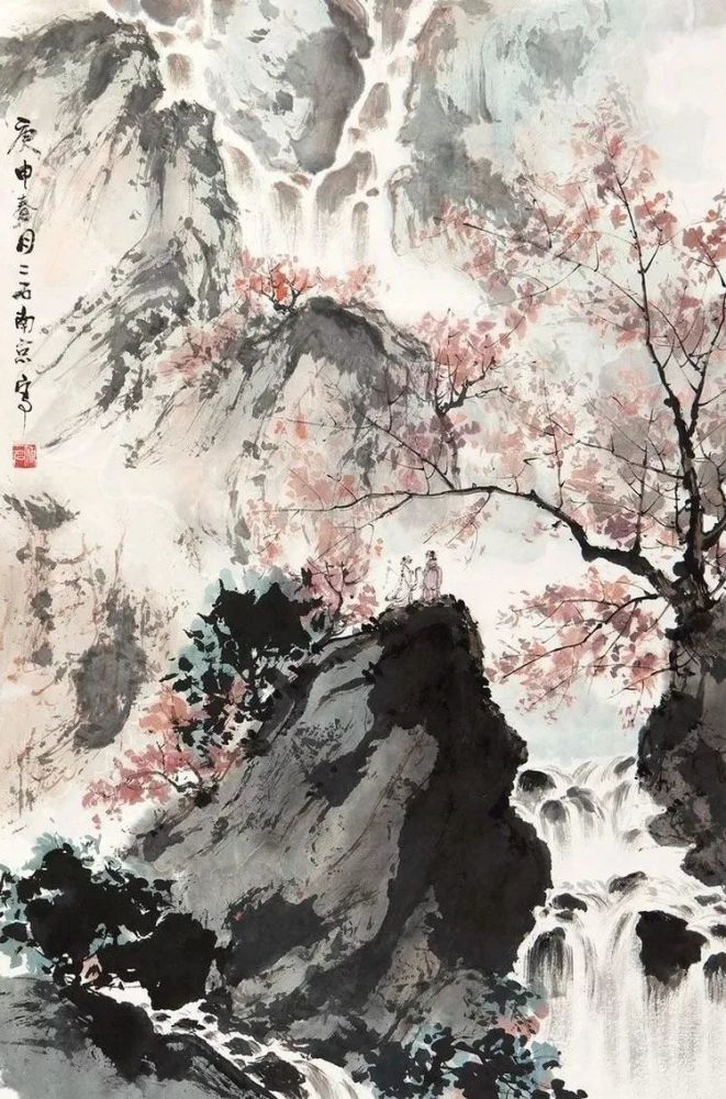 傅二石|傅二石的山水画，洒脱大气！