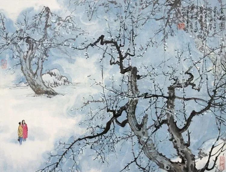 傅二石|傅二石的山水画，洒脱大气！