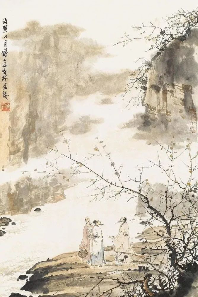 傅二石|傅二石的山水画，洒脱大气！