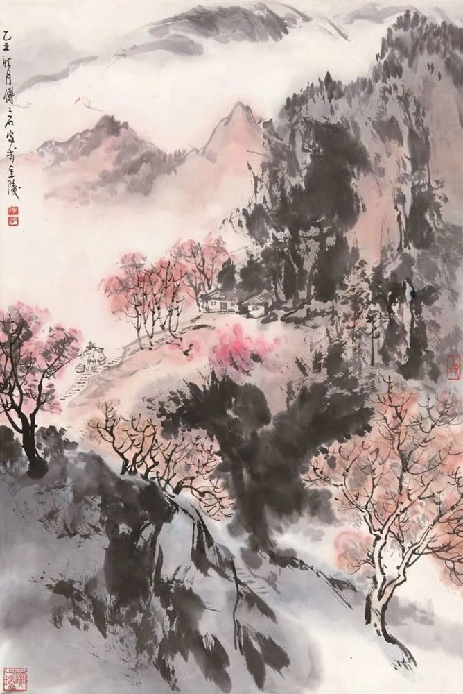 傅二石|傅二石的山水画，洒脱大气！