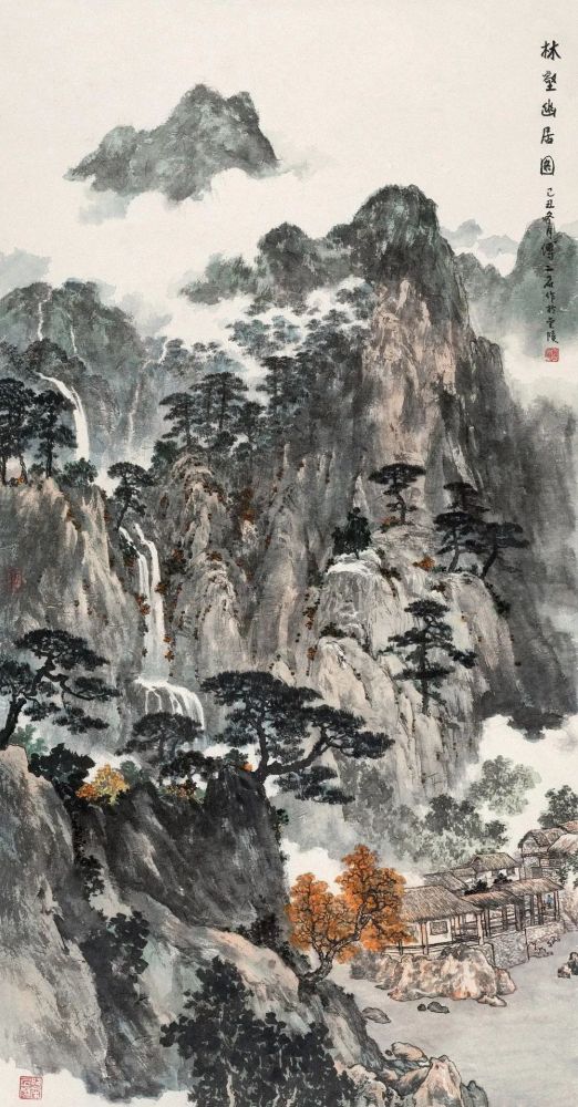 傅二石|傅二石的山水画，洒脱大气！