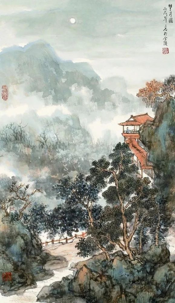 傅二石|傅二石的山水画，洒脱大气！