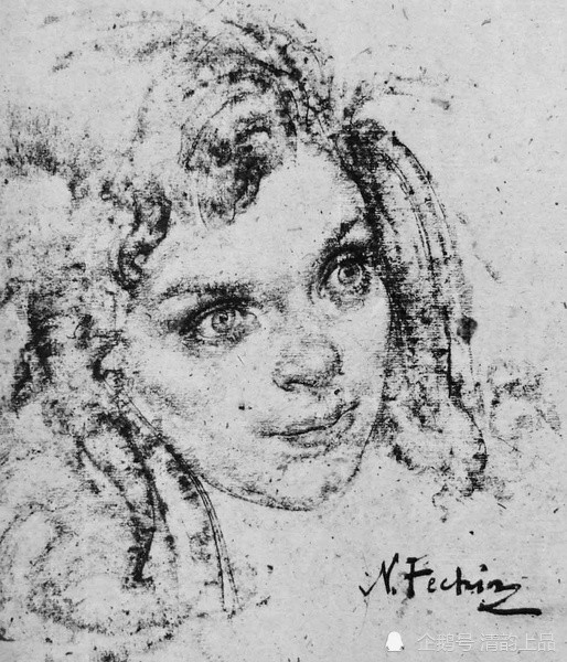 尼古拉·费欣|俄罗斯绘画大师，尼古拉·费欣，经典素描作品选集