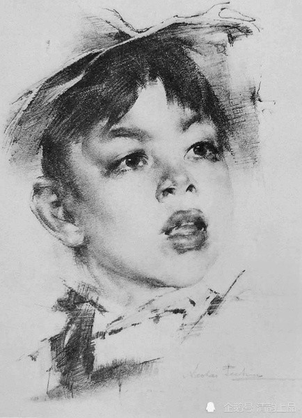 尼古拉·费欣|俄罗斯绘画大师，尼古拉·费欣，经典素描作品选集