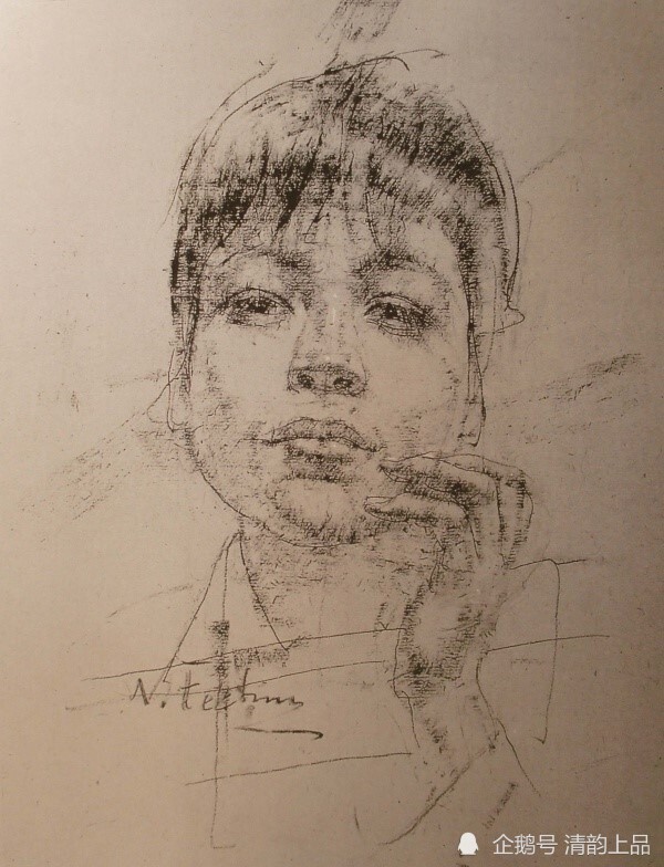 尼古拉·费欣|俄罗斯绘画大师，尼古拉·费欣，经典素描作品选集