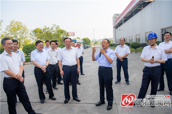 怀化市重点项目建设步履铿锵