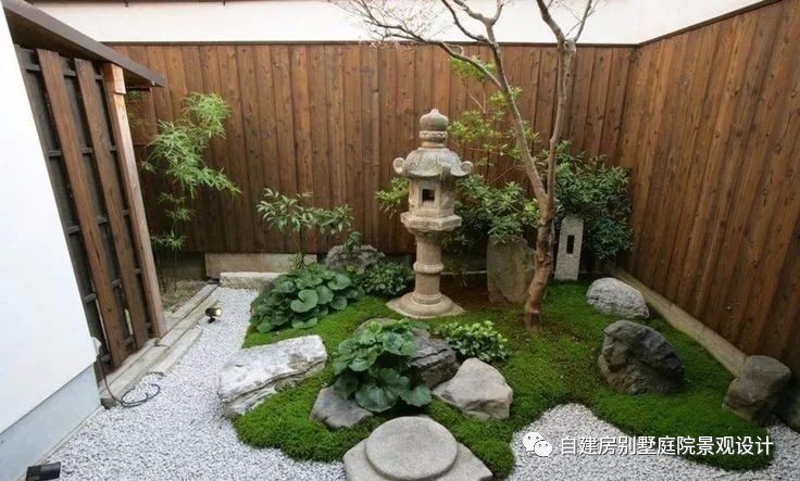 日式庭院,心灵静修之佳地-豪宅自建房别墅农村乡村庭院子私家花园景观