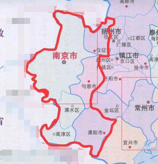 可将扬州管辖的仪征市,镇江管辖的句容市,常州管辖的溧阳市划归南京