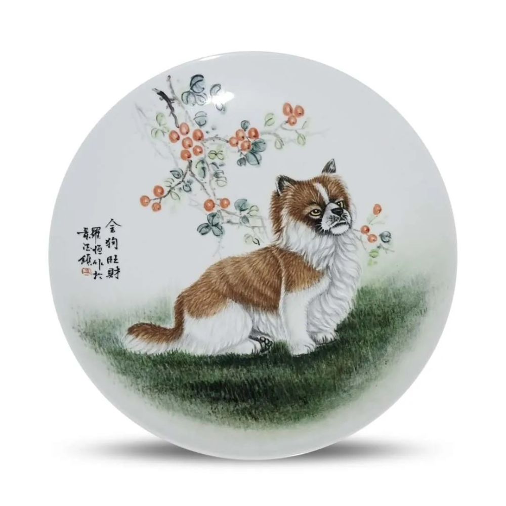 跨界画家罗恒再次搅热艺术品收藏圈——十二生肖手绘瓷盘 款款都可爱