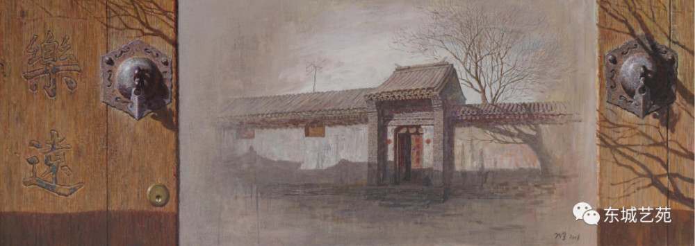 专注画胡同门楼30年他的诗和田野不仅在远方也在家门口