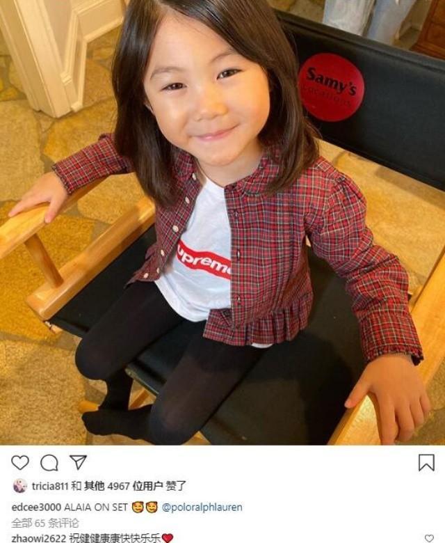 陈冠希|陈冠希发文报喜，3岁陈拉雅手握代言超5个，遗传超模妈妈气质