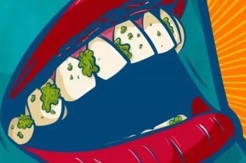 而这些残存的食物残渣对藏在牙缝中的细菌来说,是上好的"满汉全席"!