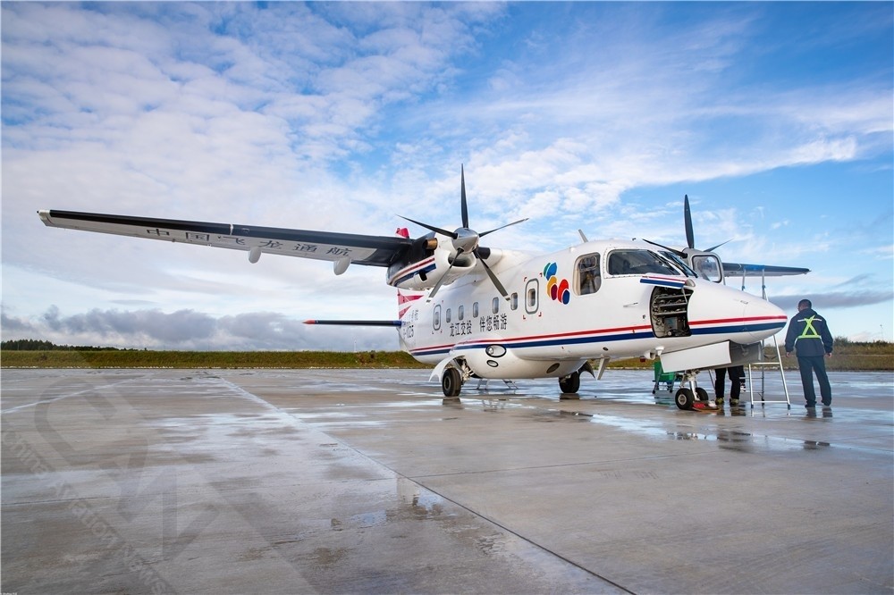 9月1日,航空工业哈飞自主研发制造的运12f飞机首次投入商业化运营飞行