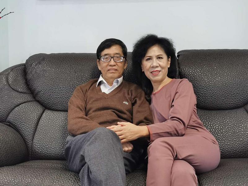 郭丽英和丈夫刘秀夫.