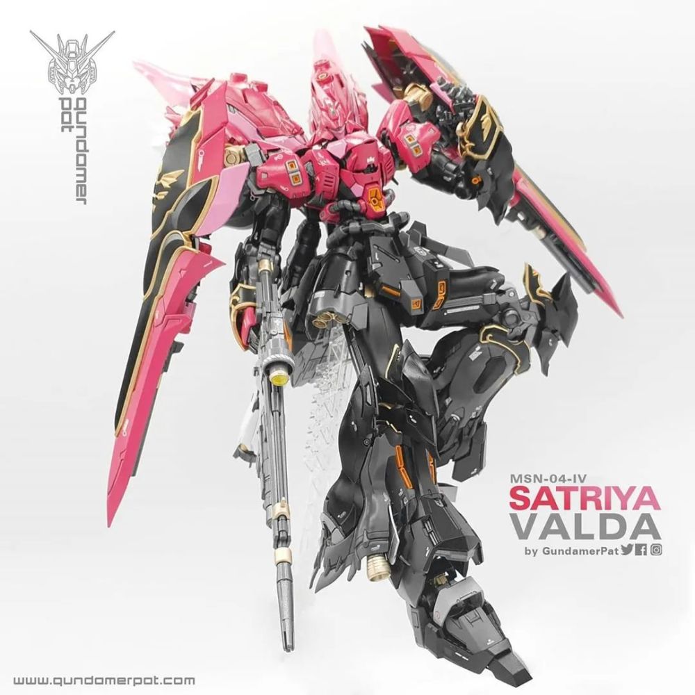 rg沙扎比与mg新安洲混搭再来一发粉黑配色